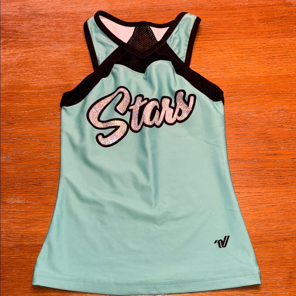 Varsity Aqua Stars Tank Top